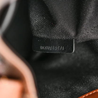 Burberry Giant Check Calfskin TB Mini Bucket Bag Dark Birch 7 of 10