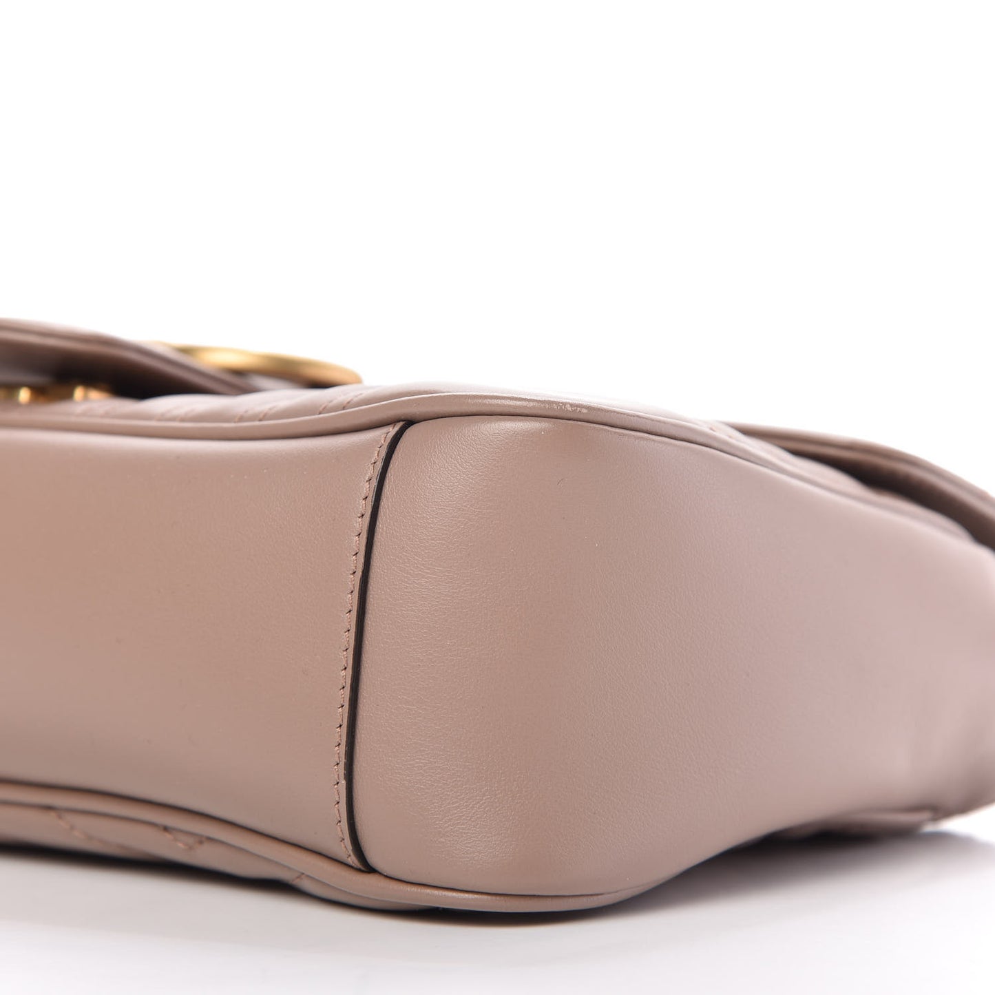Calfskin Matelasse Small GG Marmont Shoulder Bag Porcelain Rose