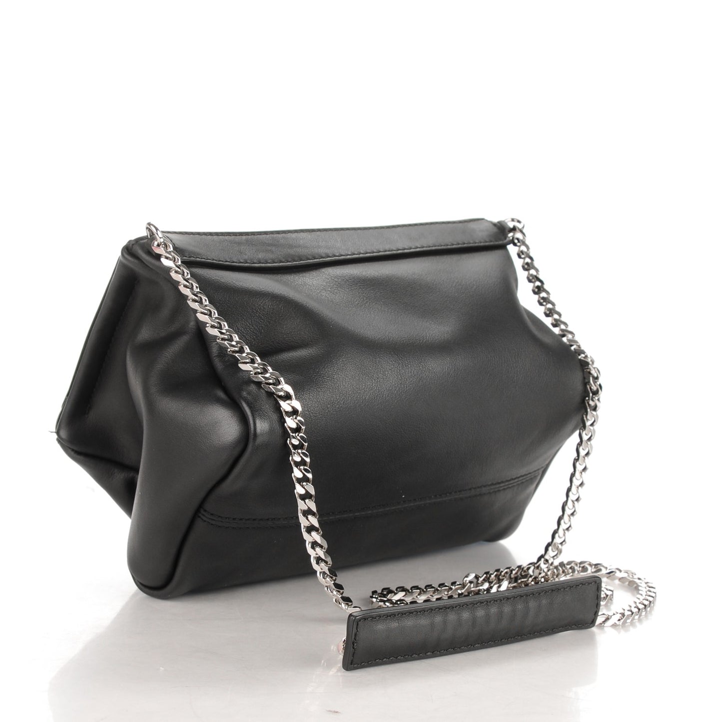 Calfskin Cross Mini Chain Pandora Black