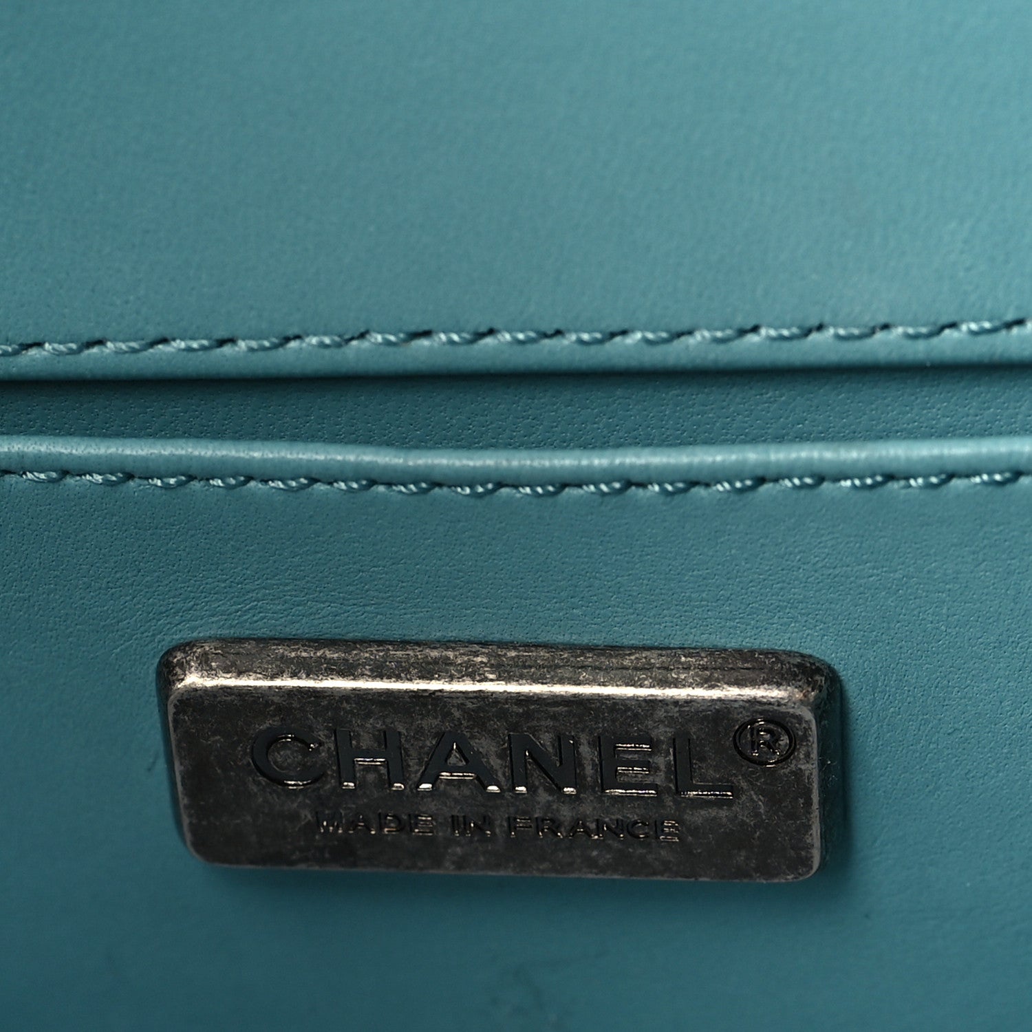 Chanel Galuchat Stingray Small Boy Flap Turquoise 6 of 9
