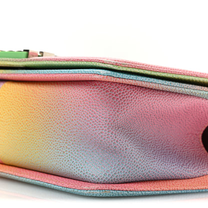 Chanel Caviar Quilted Medium Cuba Rainbow Boy Flap Multicolor 10 of 11