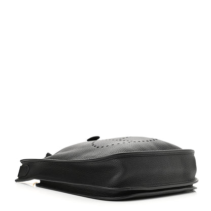 Hermes Taurillon Clemence Evelyne III PM Black 4 of 10