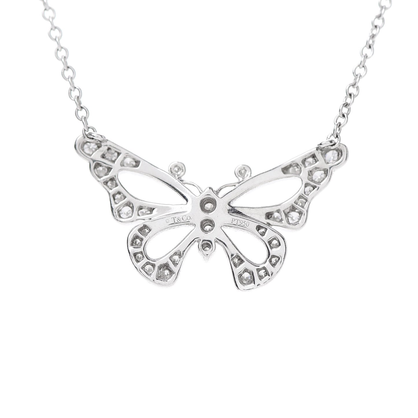 Platinum Diamond .20ctw Enchant Butterfly Necklace