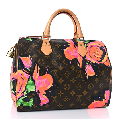 Louis Vuitton Monogram Roses Speedy 30 3 of 10