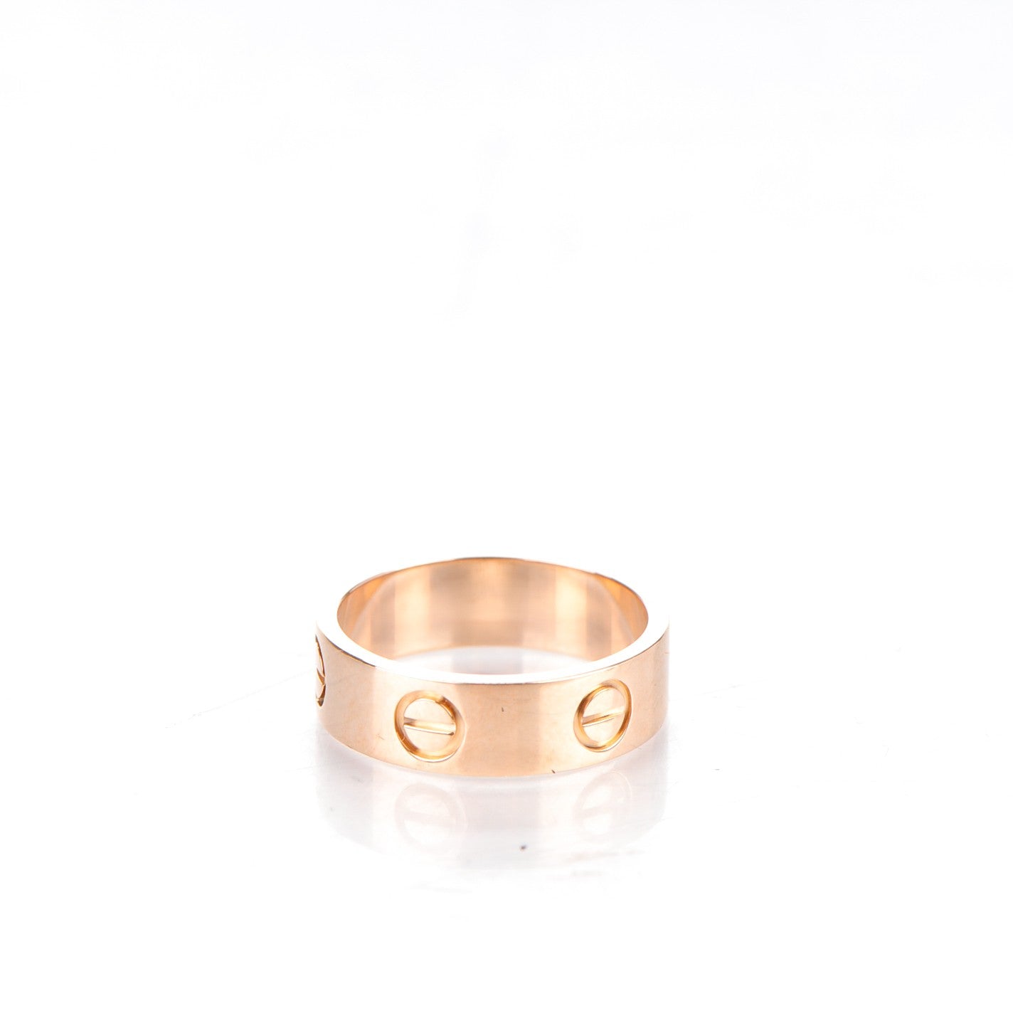 Cartier 18K Pink Gold 5.5mm LOVE Ring 52 6 4 of 5
