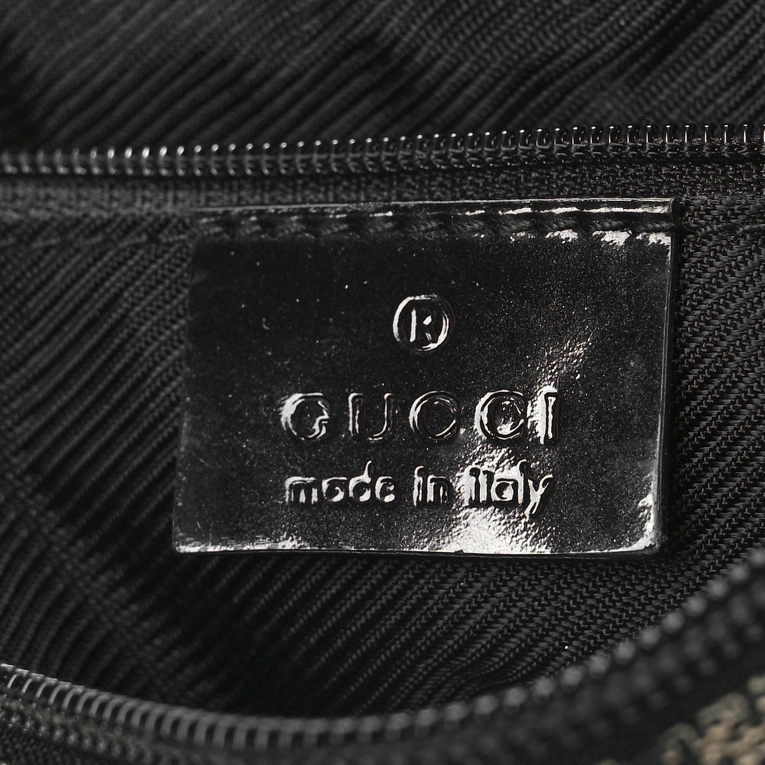 Gucci Monogram Patent Small Hobo Black 6 of 9