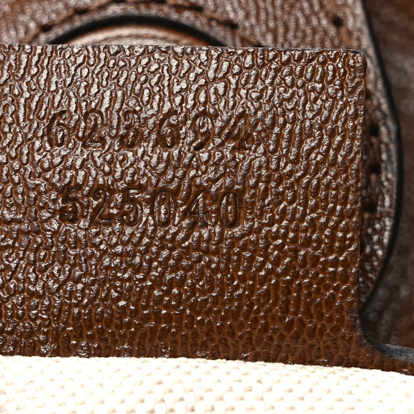 Monogram Horsebit 1955 Tote Bag Beige Brown Sugar