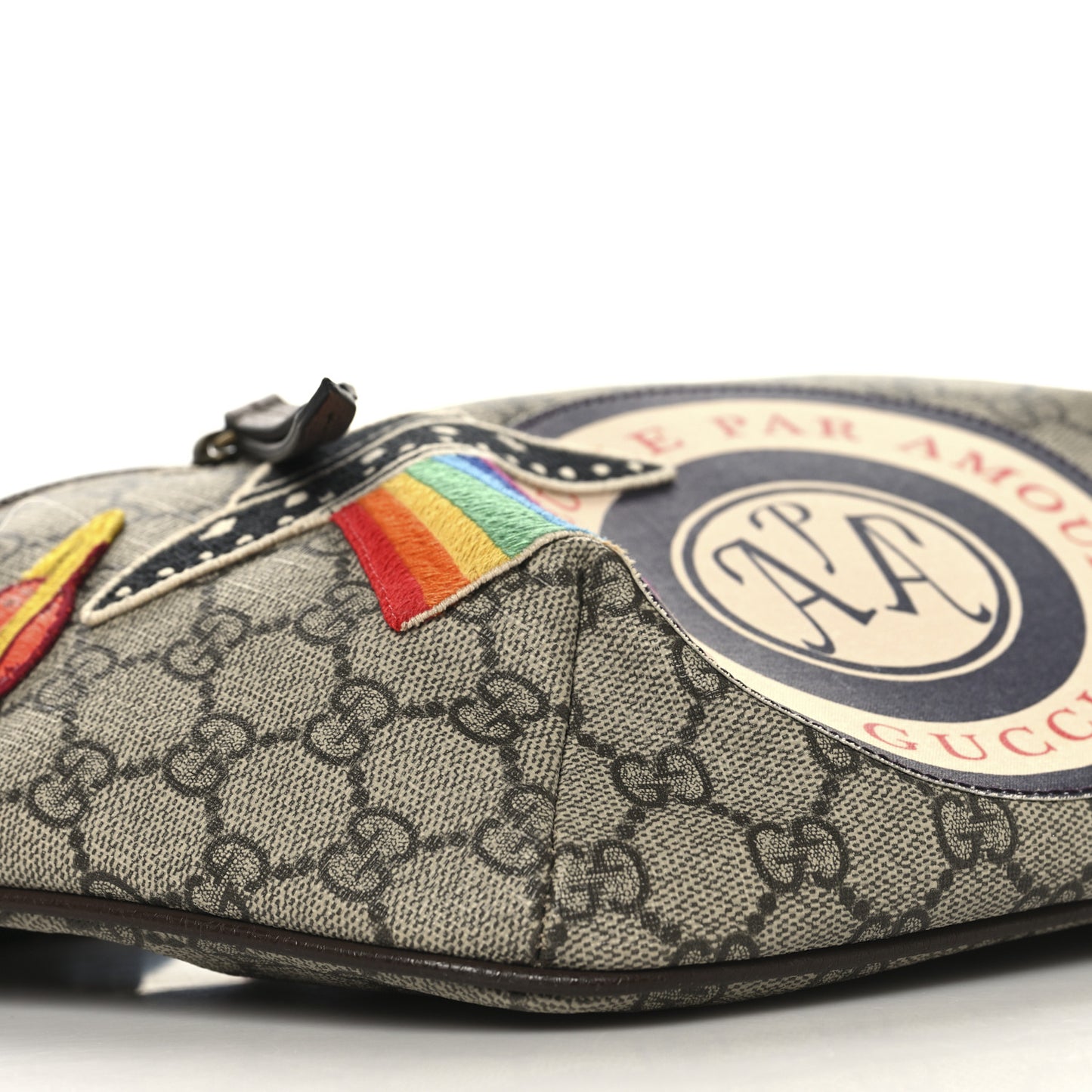 GG Supreme Monogram Courrier Belt Bag Beige New Acero