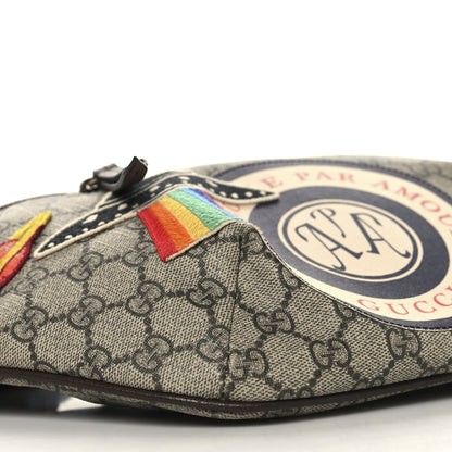 Gucci GG Supreme Monogram Courrier Belt Bag Beige New Acero 9 of 10