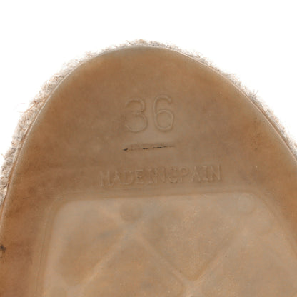 Chanel Lambskin CC Espadrilles 36 Dark Navy 6 of 10
