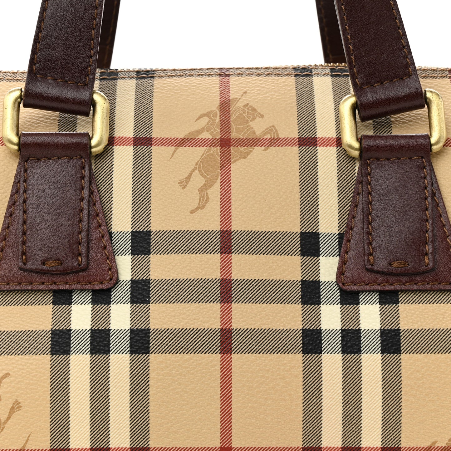 Haymarket Check Studded Bowler Brown