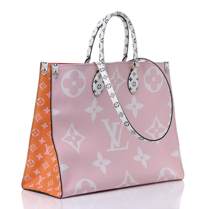 Louis Vuitton Monogram Giant Onthego GM Rouge Rose 2 of 4