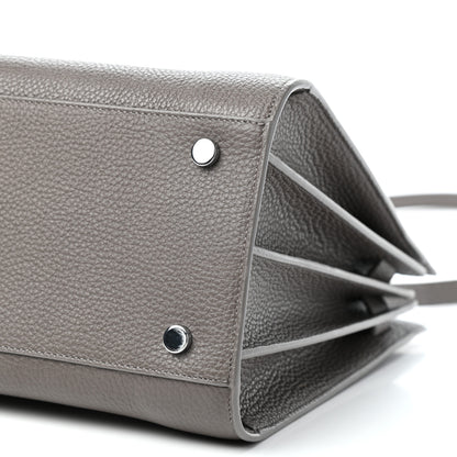 Saint Laurent Grained Calfskin Small Sac De Jour Fog 8 of 9
