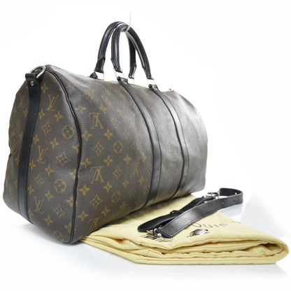 Louis Vuitton Monogram Macassar Keepall 45 2 of 9