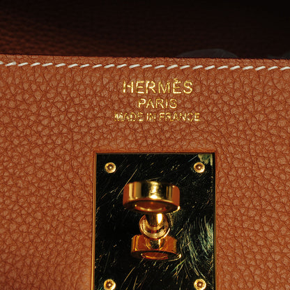Hermes Togo Kelly Retourne 40 Gold 8 of 9