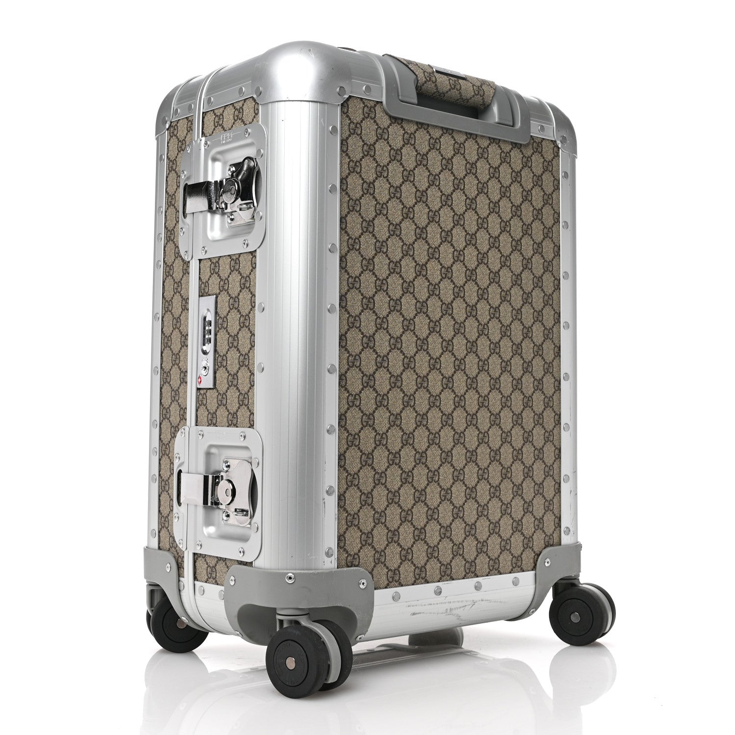 Gucci GG Supreme Monogram Porter Carry On Suitcase 2 of 10