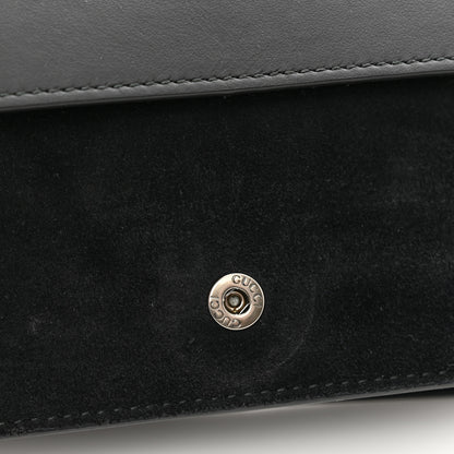 Gucci Suede Super Mini Dionysus Shoulder Bag Black 9 of 10