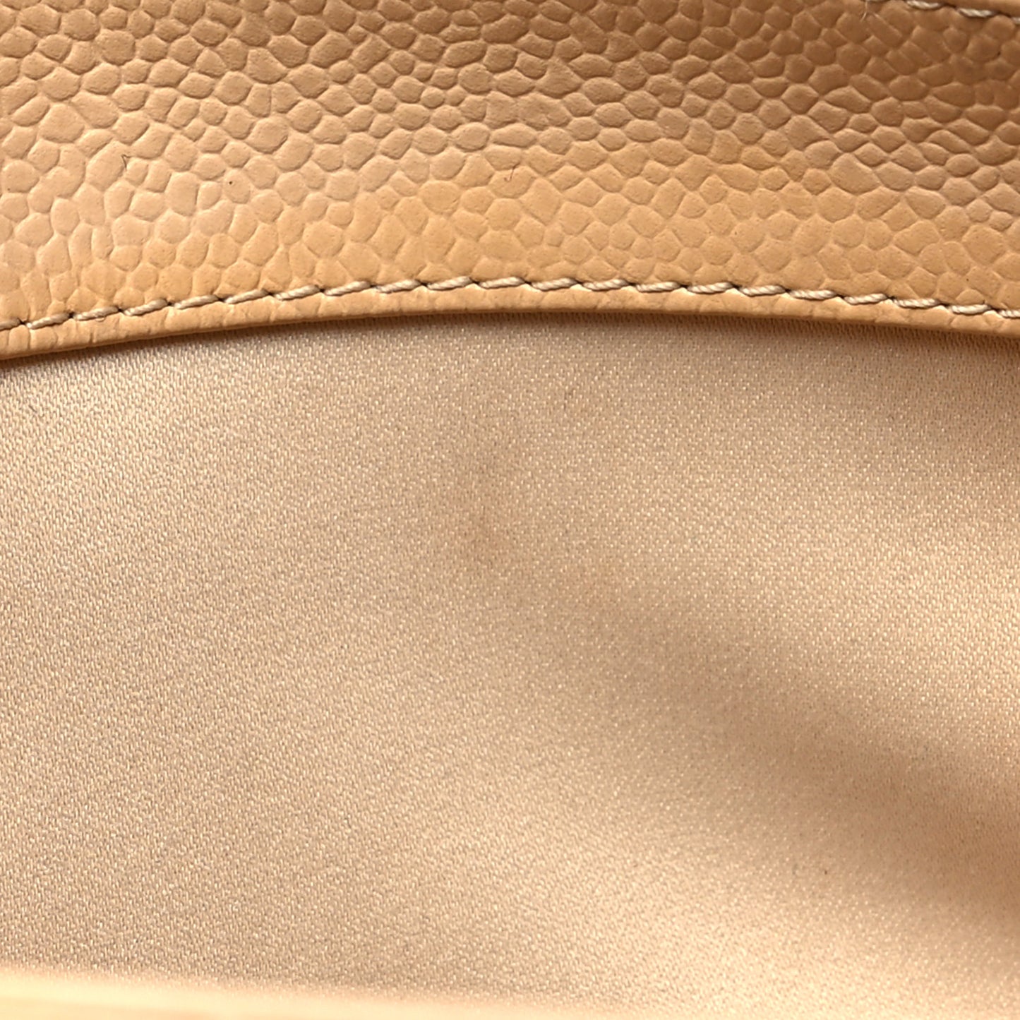 Caviar Quilted Grand Shopping Tote GST Beige