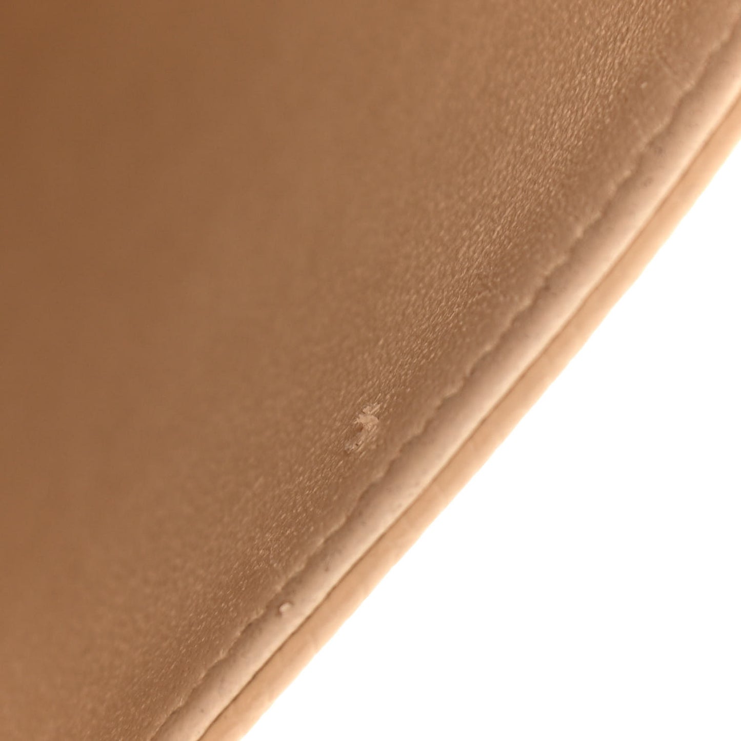 Caviar Quilted Jumbo Double Flap Beige Clair