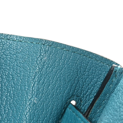 Hermes Togo Birkin 30 Blue Paon 11 of 11