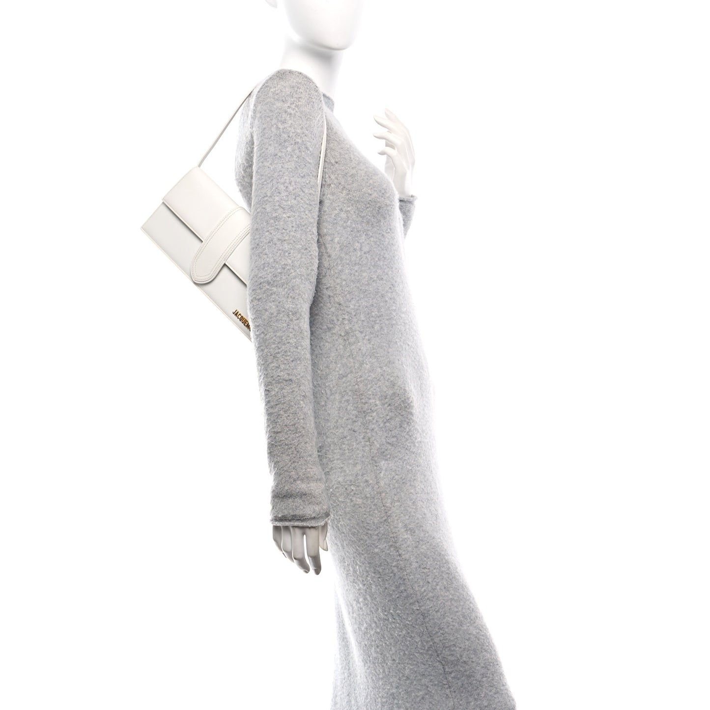Smooth Calfskin Le Bambino Long White