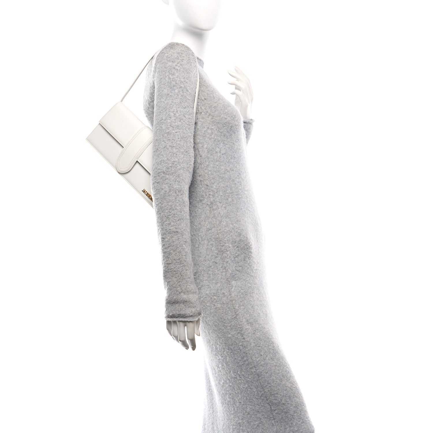 Jacquemus Smooth Calfskin Le Bambino Long White 2 of 9