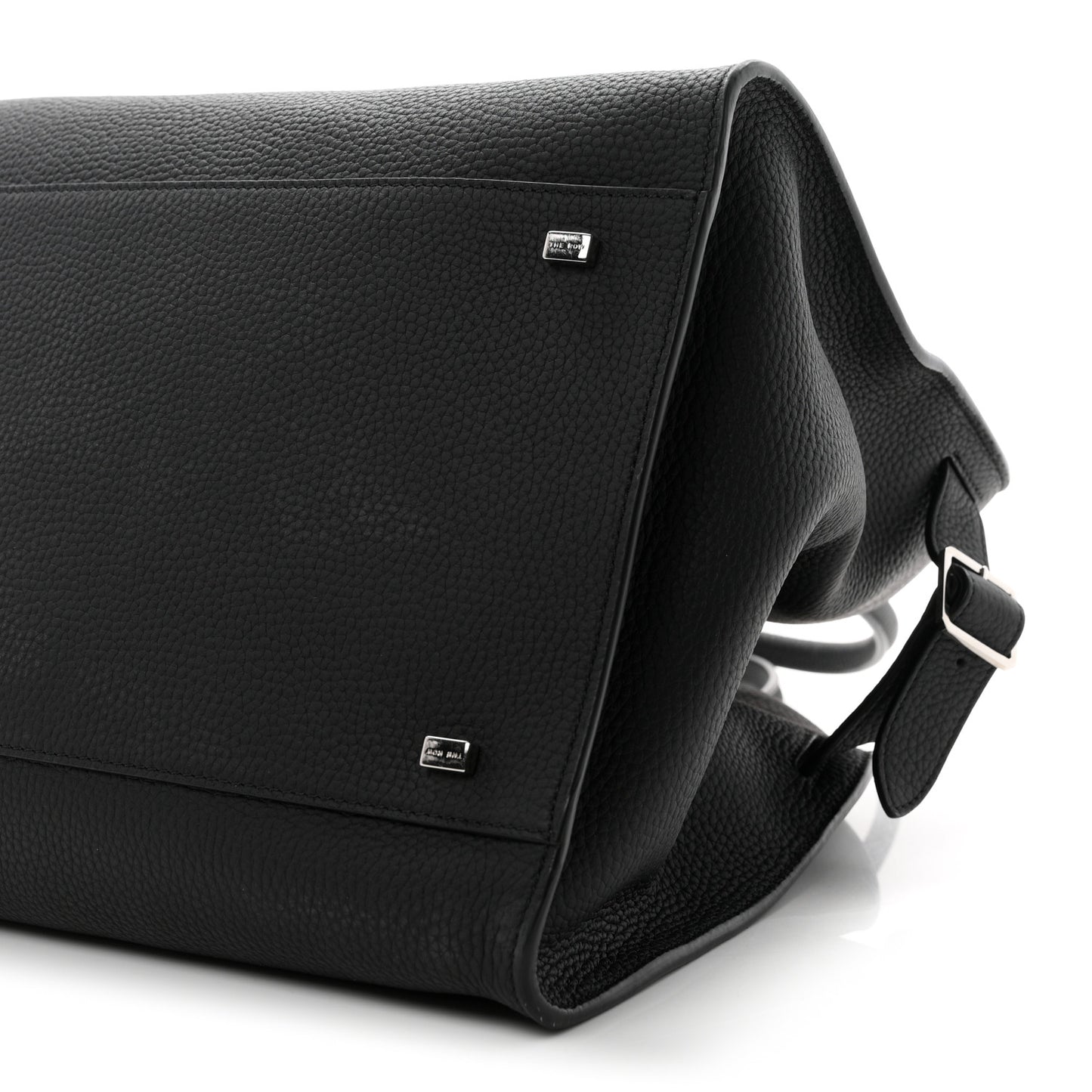 Matte Grained Calfskin Soft Margaux 15 Black