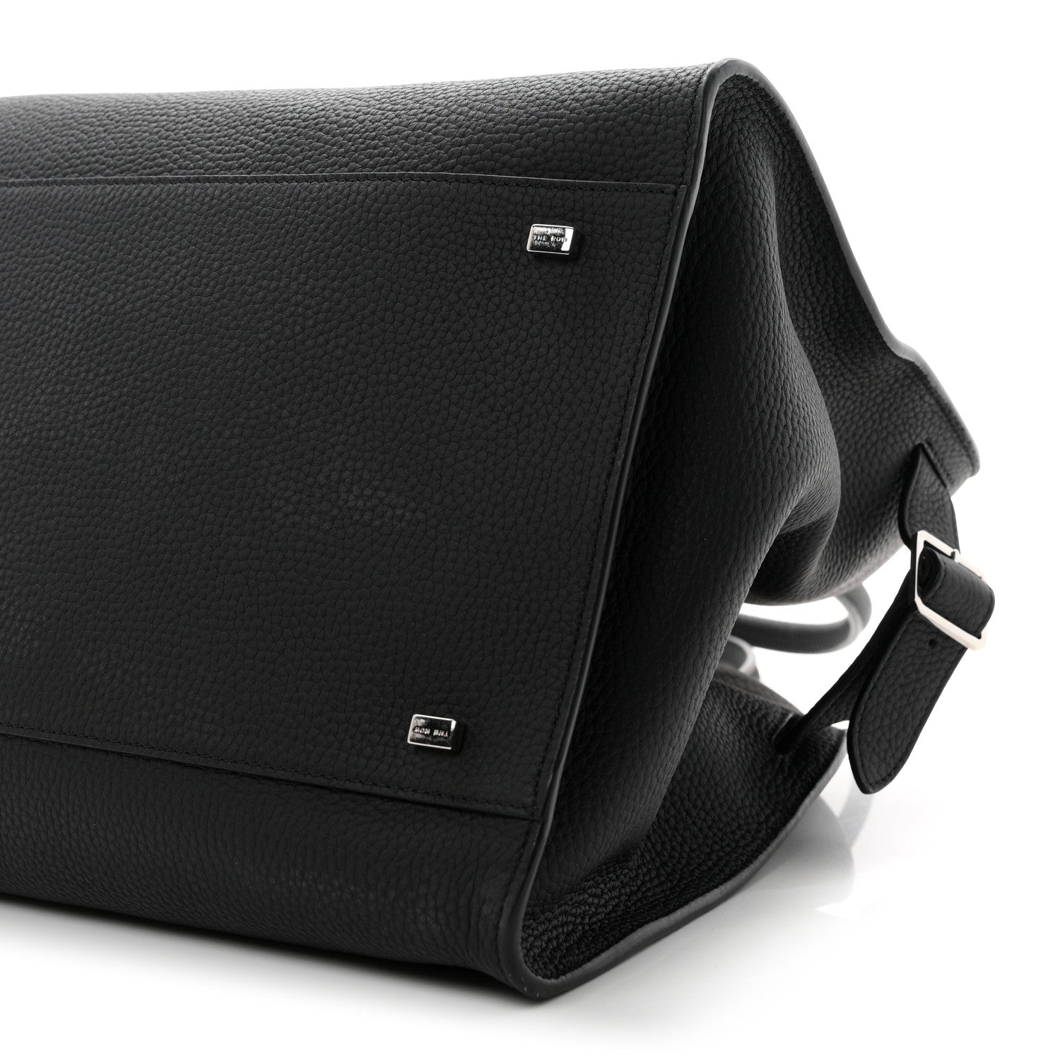 The Row Matte Grained Calfskin Soft Margaux 15 Black 9 of 9