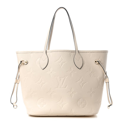 Louis Vuitton Empreinte Monogram Giant Neverfull MM Cream 1 of 9