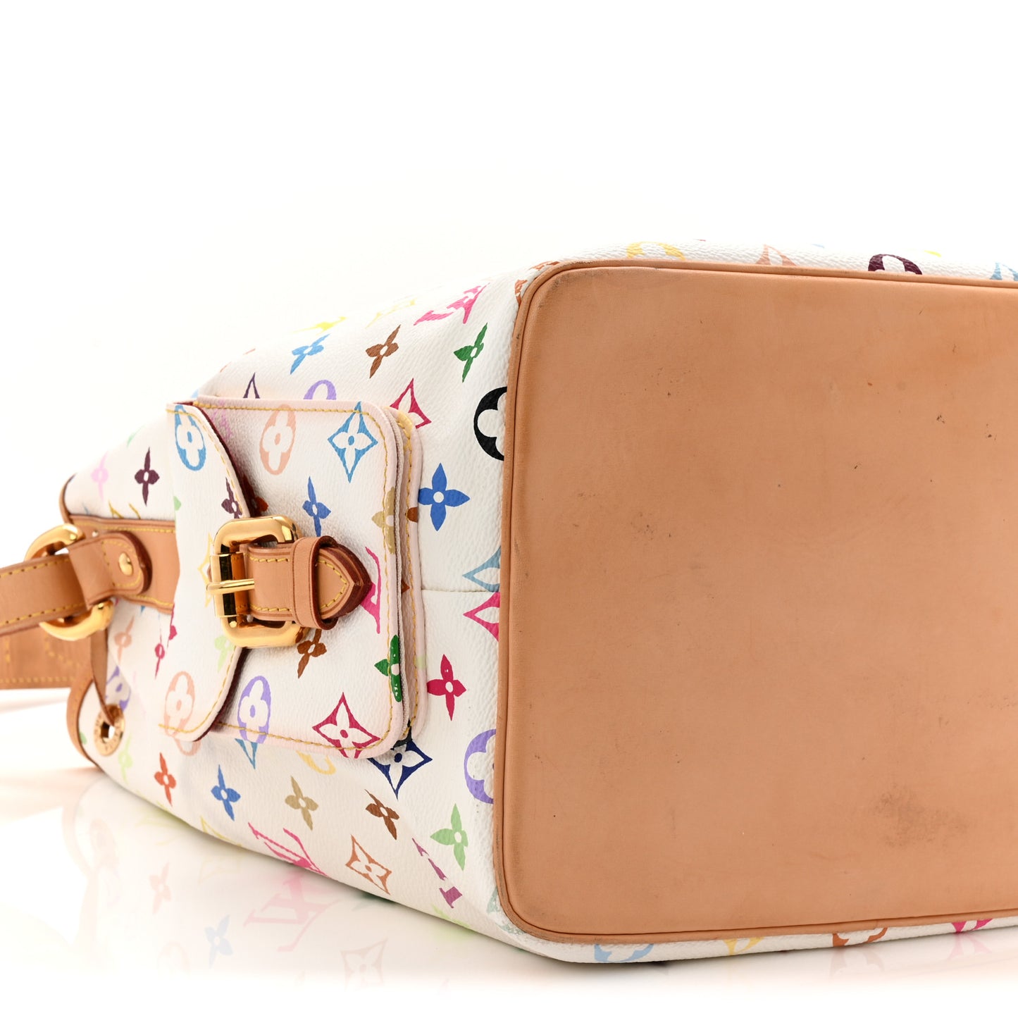 Monogram Multicolor Petit Noe White