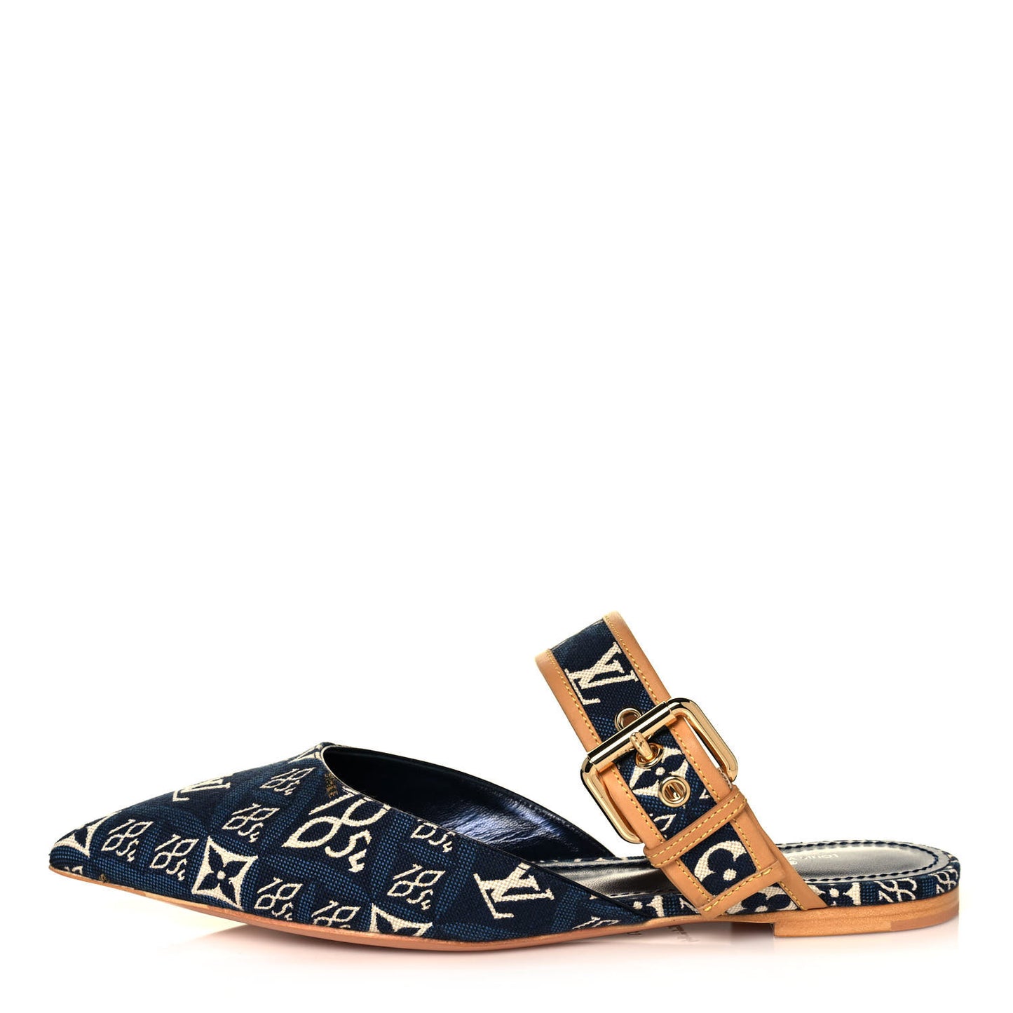 Since 1854 Sofia Flat Mule 40 Blue