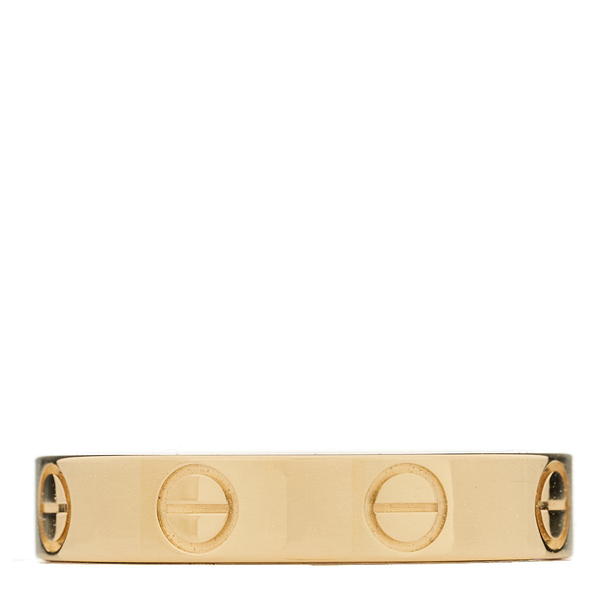 Cartier 18K Yellow Gold 3.5mm LOVE Wedding Band Ring  50 5.25 3 of 5