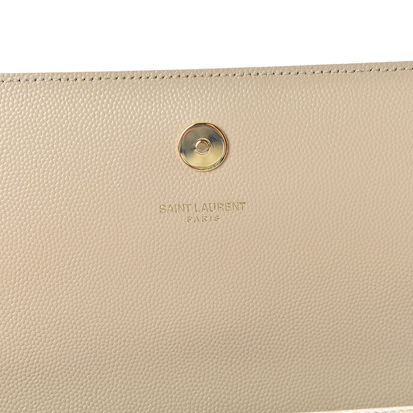 Grain De Poudre Classic Monogram Cassandre Clutch Nude Powder