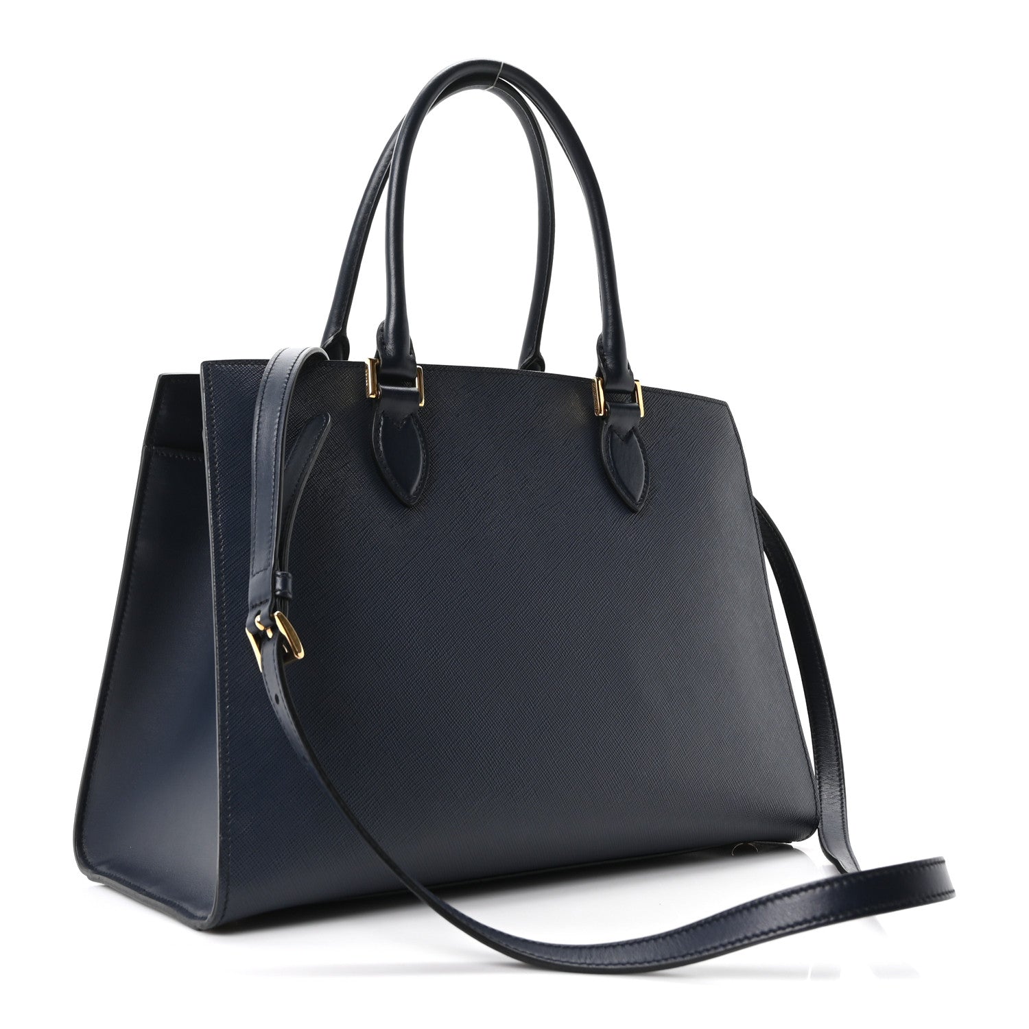 Prada Saffiano Soft Calfskin Tote Baltico 3 of 10