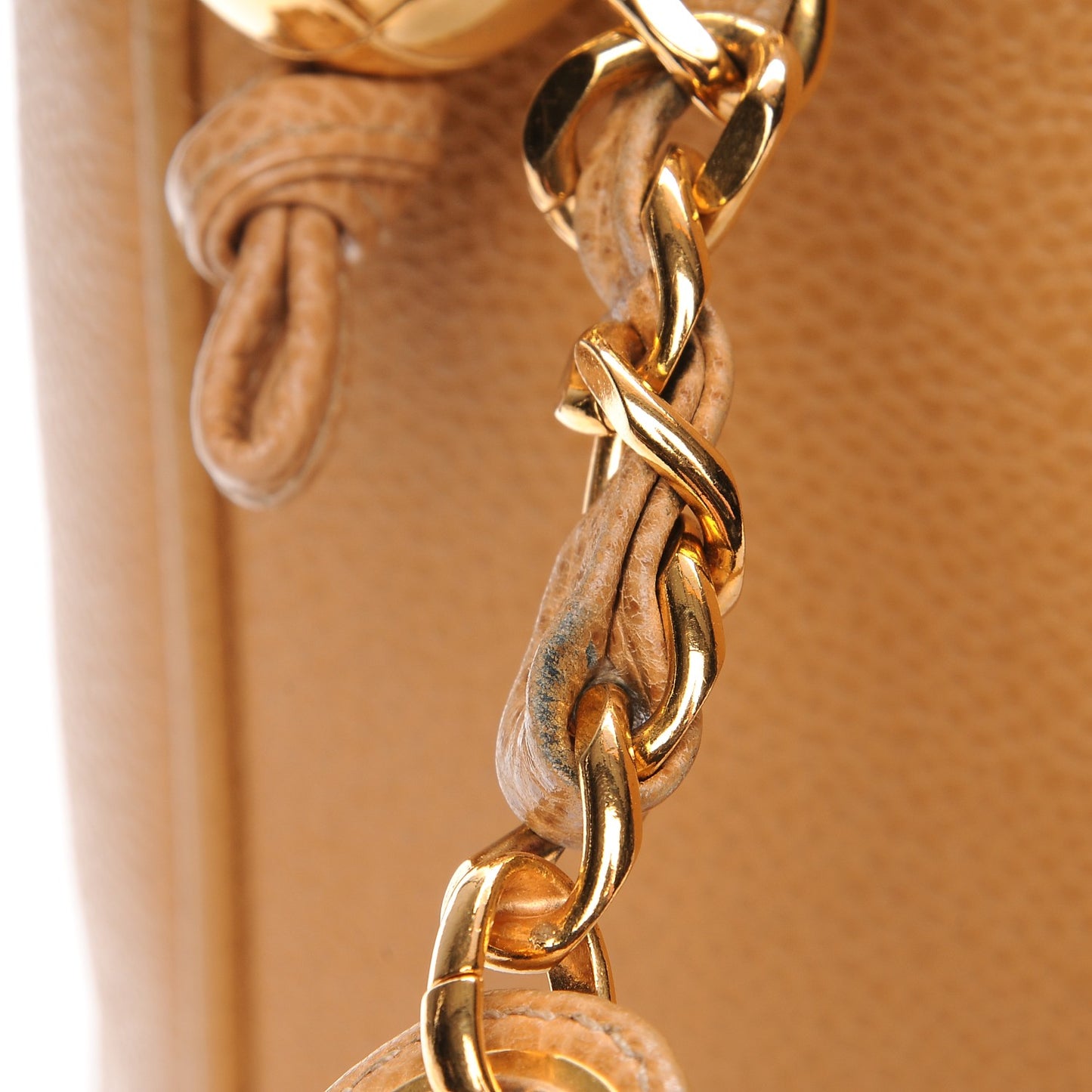 Caviar Shoulder Bag Beige