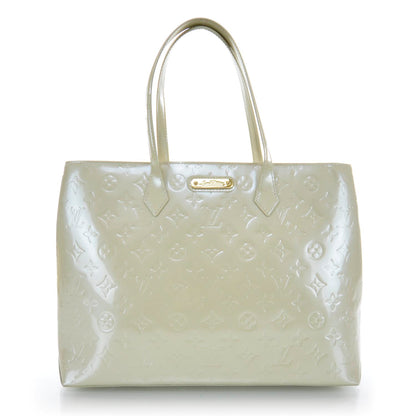 Louis Vuitton Vernis Wilshire MM Blanc Corail 1 of 10