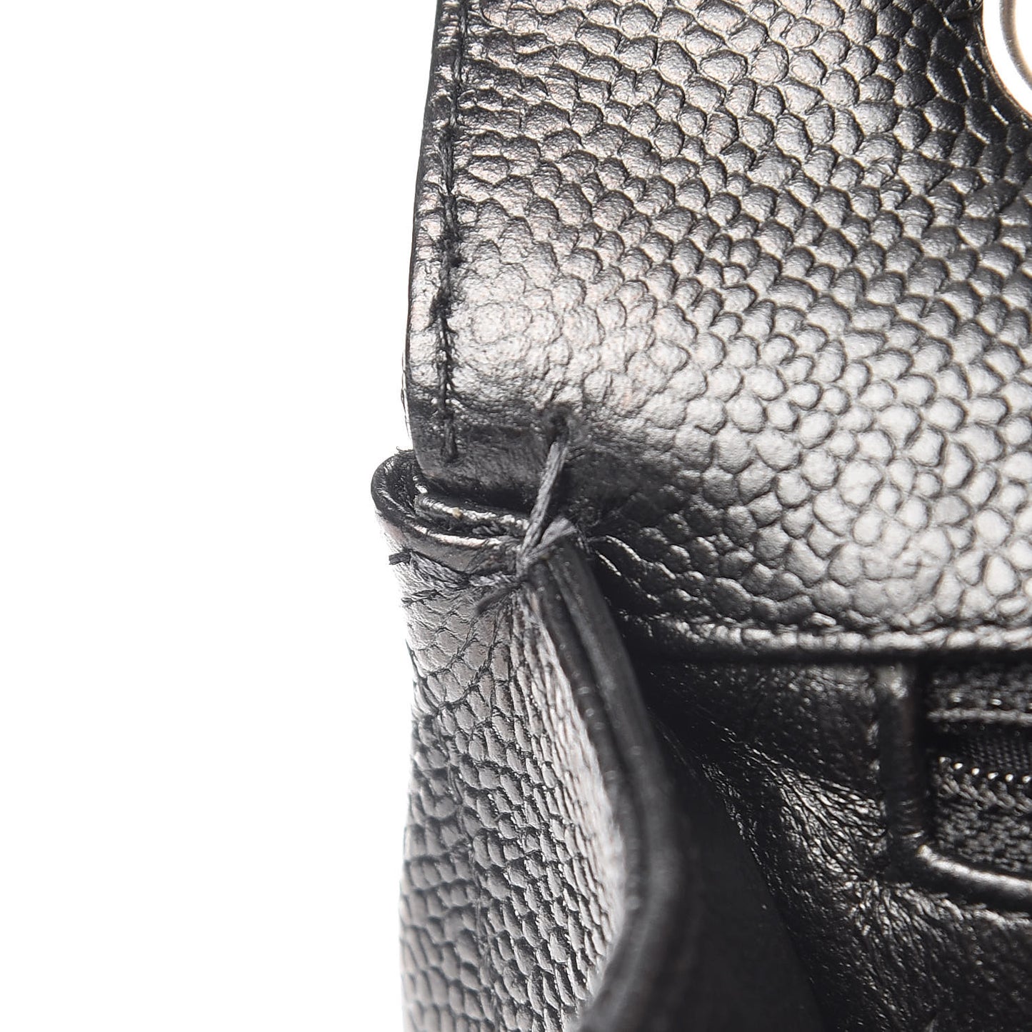 Caviar Quilted Jumbo Single Flap Black