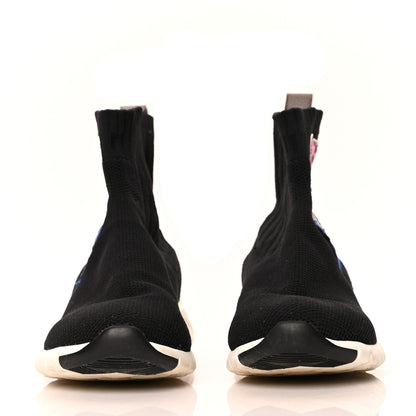 Louis Vuitton Stretch Fabric LV Black Heart Sock Sneaker 37 Black 2 of 8