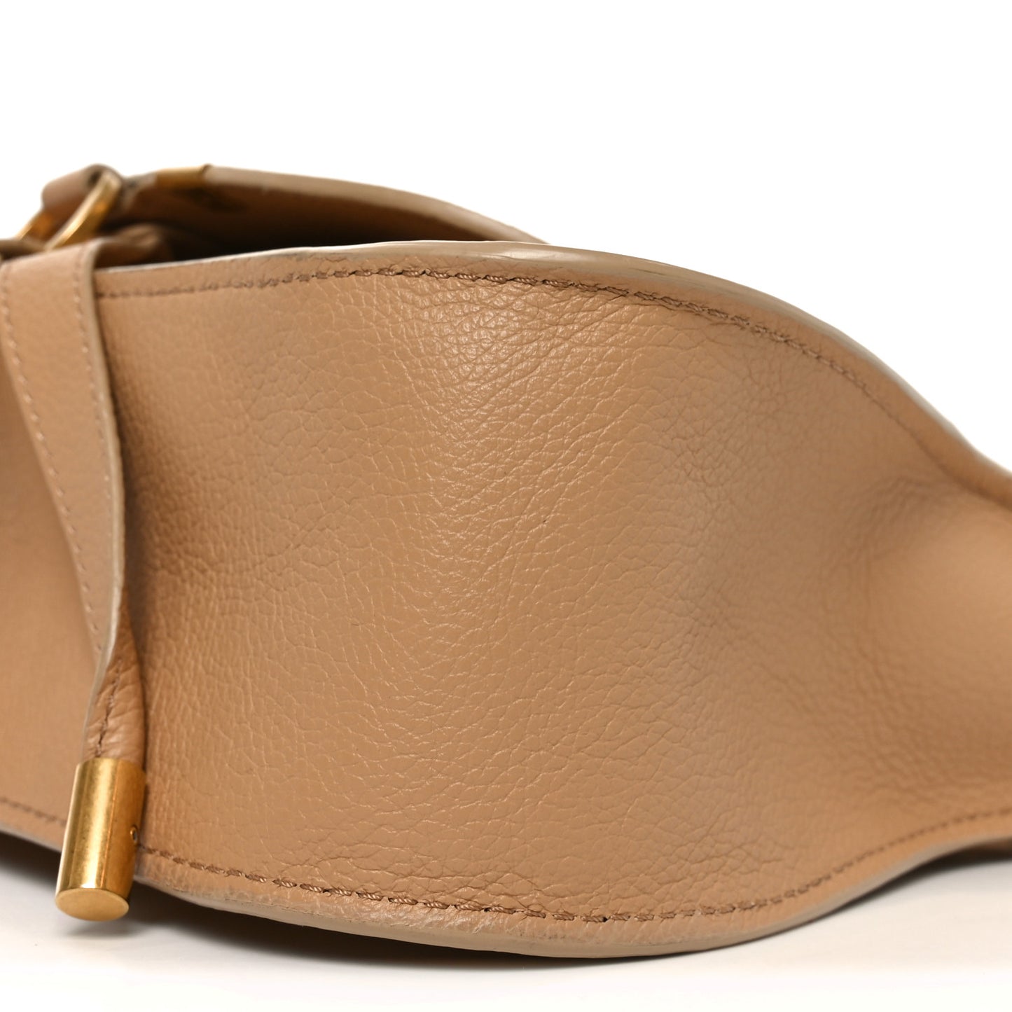 Calfskin Small Marcie Satchel Milky Brown
