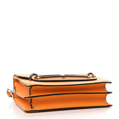 Hermes Evercolor Mini Sac Roulis Jaune D'Or 4 of 9