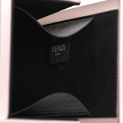 Fendi Vitello Fluffy Logo Vertical Box Rosa Quarzo Black 7 of 11