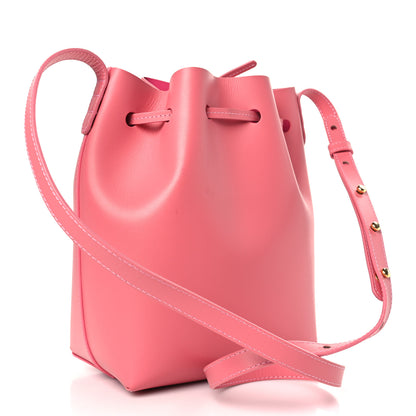 Mansur Gavriel Calfskin Mini Bucket Bag Blush 3 of 11
