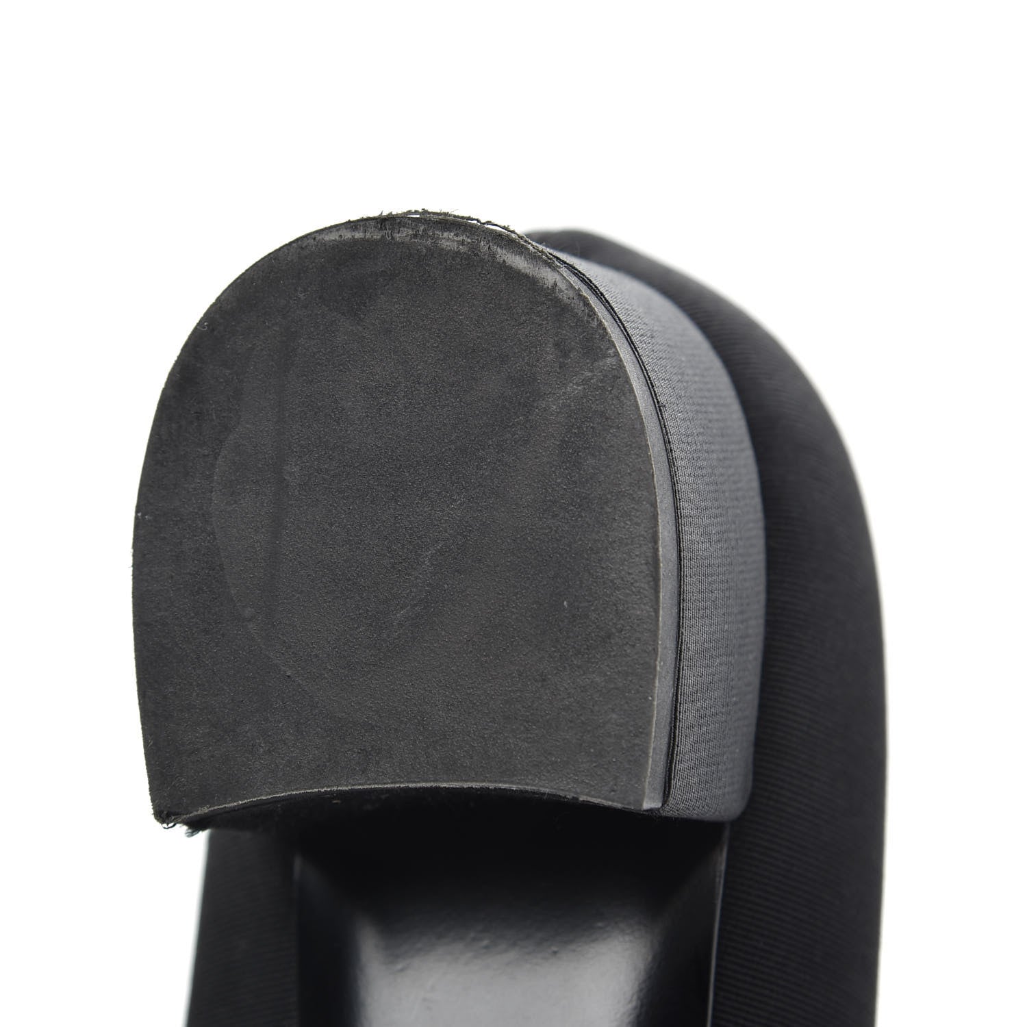 Chanel Grosgrain Patent Calfskin CC Cap Toe Pumps 37.5 Black 10 of 11