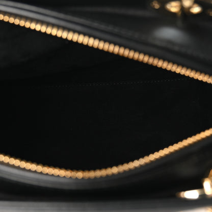 Christian Dior Smooth Calfskin Embroidered Beaded Floral Medium Lady Dior Black Multicolor 5 of 10