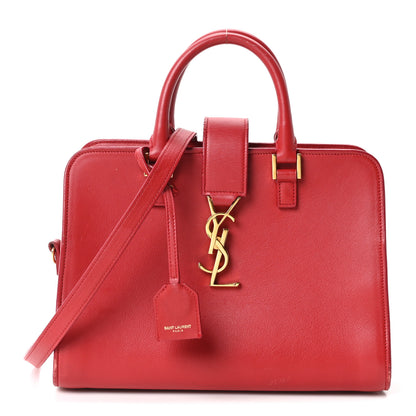 Saint Laurent Calfskin Baby Monogram Cabas Red 1 of 10