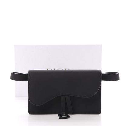 Christian Dior Ultra Matte Calfskin Saddle Belt Bag Black 13 of 13