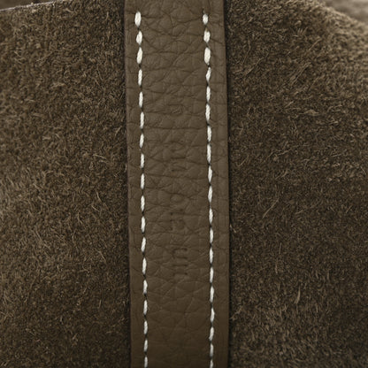Hermes Taurillon Clemence Picotin Lock 18 PM Etoupe 7 of 10