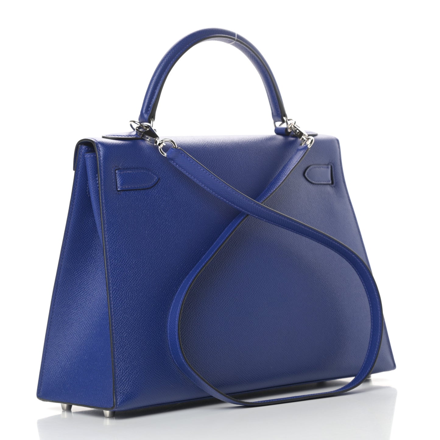 Epsom Kelly Sellier 32 Bleu Electrique