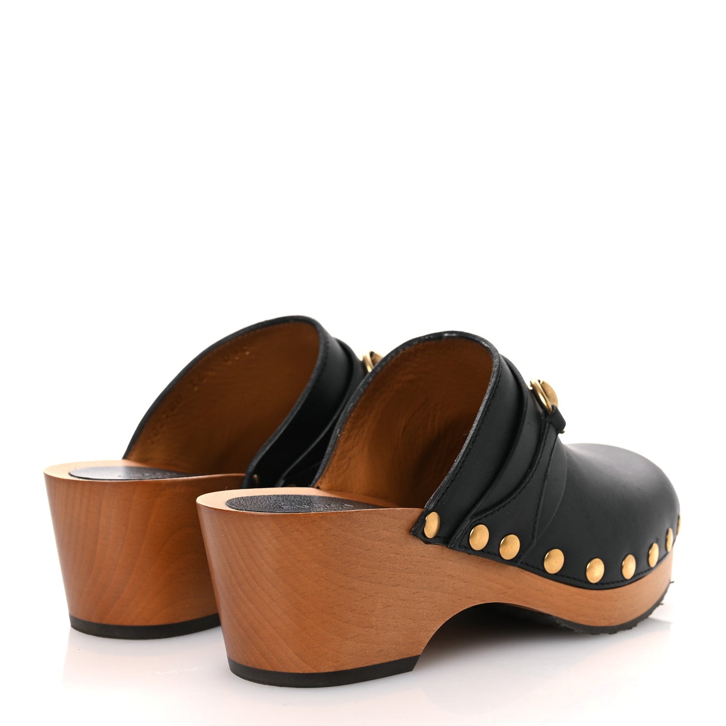 Horsebit Clog Mules 36.5 Black