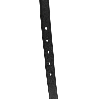 Saint Laurent Smooth Calfskin Monogram Square Buckle Belt 95 38 Black 6 of 6